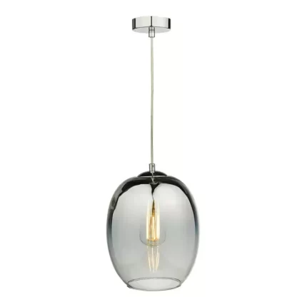 Mirrored Silver glass pendant light