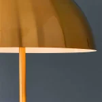 Modern floor lamp in an antique brass finish