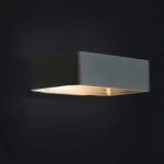 Modern Graphite Outdoor Wall Light 22CM