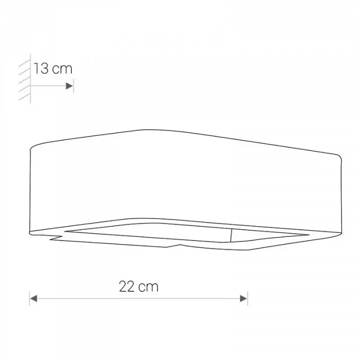 Modern Graphite Outdoor Wall Light 22CM