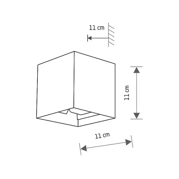 Modern LED White Outdoor Wall Light