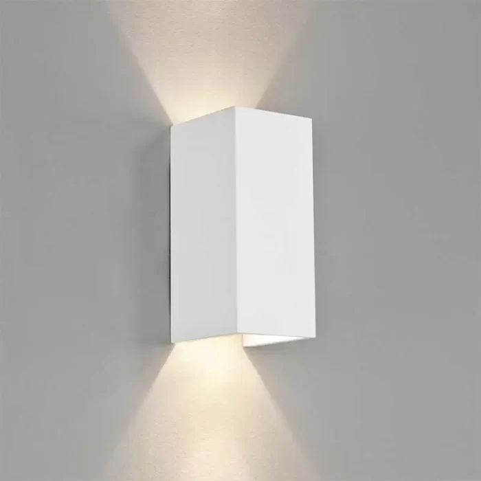 Modern Plaster Wall Washer Light White