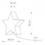 Outdoor Star Garden Lamp