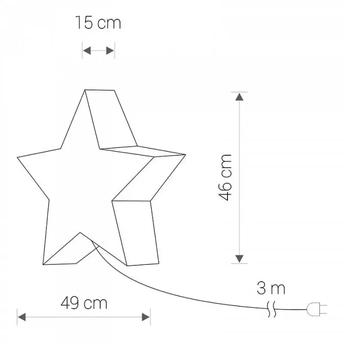 Outdoor Star Garden Lamp