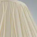 Pinch Pleats Ivory Lamp Shade