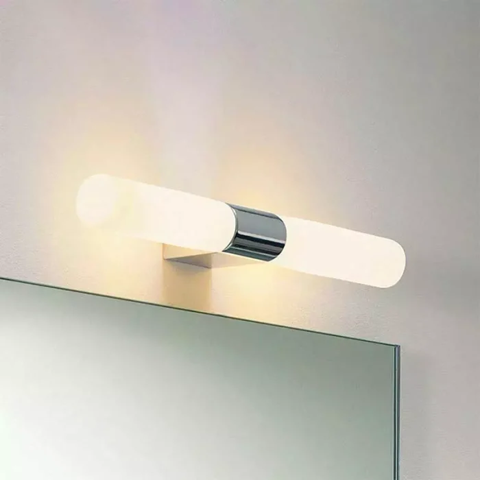 Polished Chrome Bathroom Mirror Wall Light