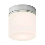 Polished Chrome Opal Bathroom Ceiling Light