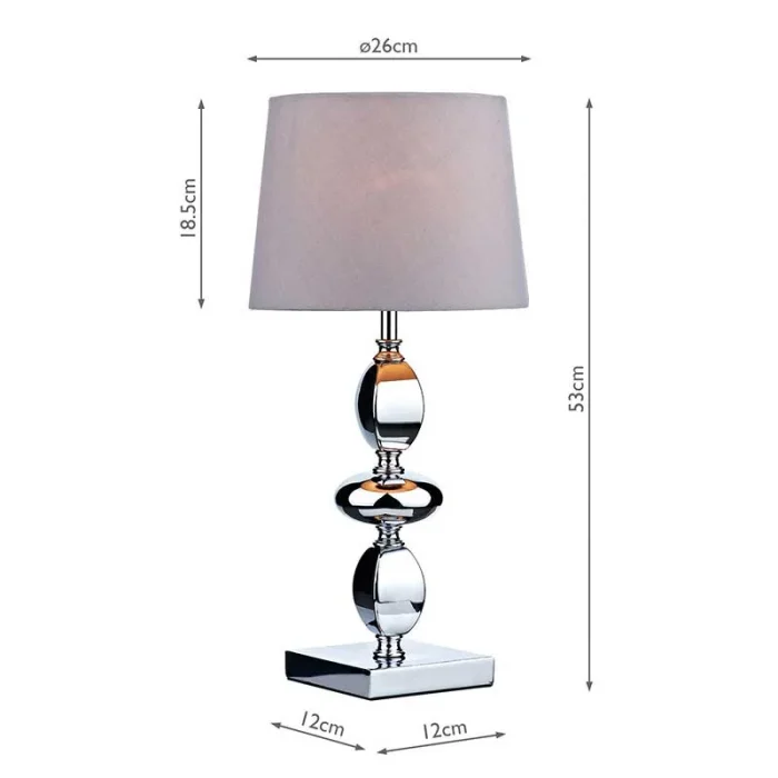 Polished Chrome Table Lamp