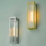 Polished Stainless Steel Bathroom Wall Light