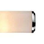 Ribbed Polished Chrome Bathroom Wall Light