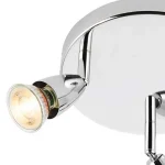 Round Chrome Spotlight Ceiling Light