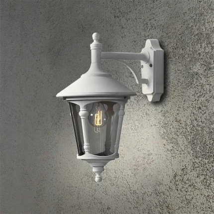 Round Lid Downlight Outdoor Lantern