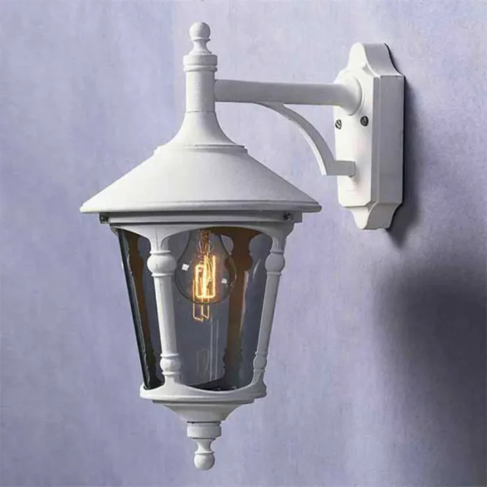 Round Lid Downlight Outdoor Lantern