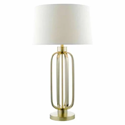 Satin Brass Table Lamp