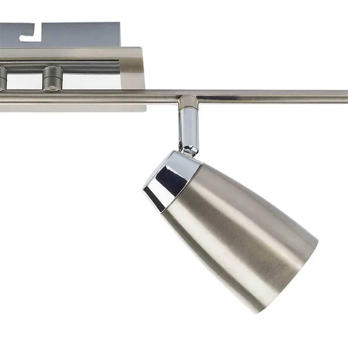 Satin Chrome Bar Ceiling Spotlight