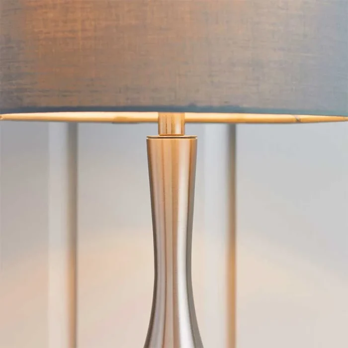 Satin Nickel Touch Technology Table Lamp