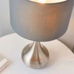 Satin Nickel Touch Technology Table Lamp