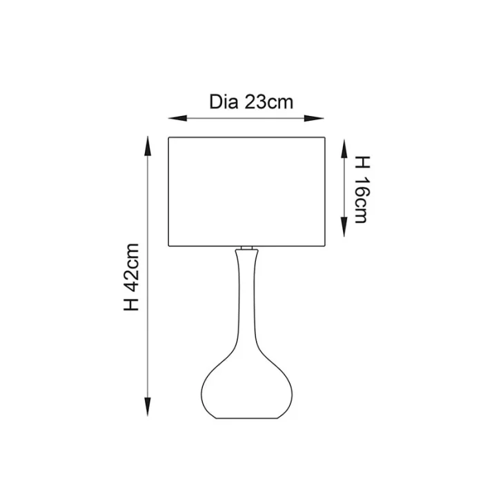 Satin Nickel Touch Technology Table Lamp