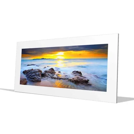 Seascape Sunset Framed Art Painting