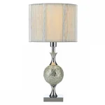 Silver Mosaic Table Lamp