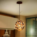 Single Pendant Light in Rose Gold