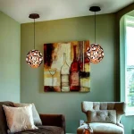 Single Pendant Light in Rose Gold