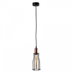 Small Black Cage Pendant Light