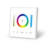 Smart panel controller for colour changing garden lights