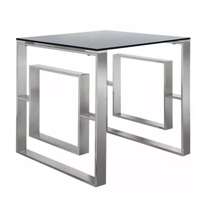 Smoked Glass End Table