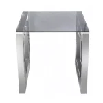 Smoked Glass End Table