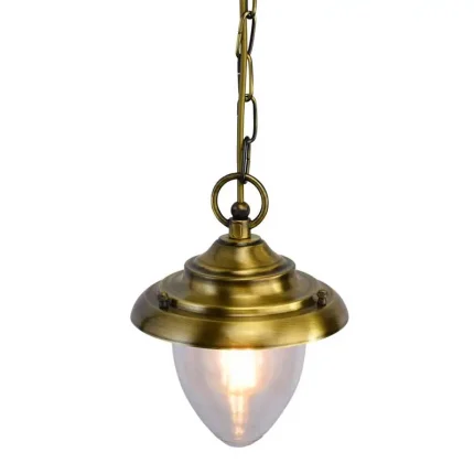 Solid Brass Outdoor Ceiling Light