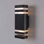 Square Black Outdoor Wall Light