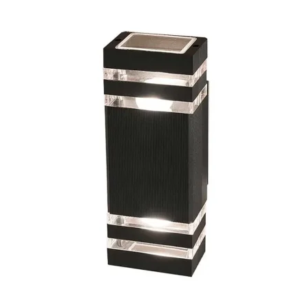 Square Black Outdoor Wall Light