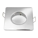 Square Chrome Recessed Downlight