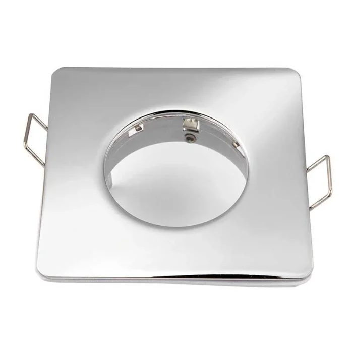 Square Chrome Recessed Downlight