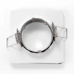 Square Chrome Recessed Downlight