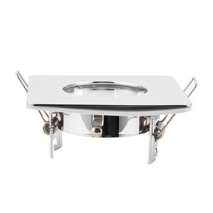 Square Chrome Recessed Downlight