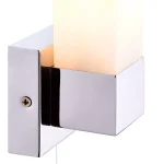 Square Opal Glass Bathroom Wall Light