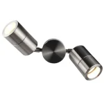 Stainless Steel Adjustable Twin Wall Spot Light