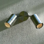 Stainless Steel Adjustable Twin Wall Spot Light