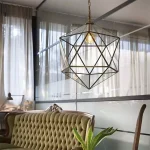 Transparent Glass Sheet Pendant Light