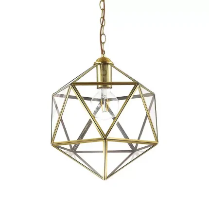 Transparent Glass Sheet Pendant Light