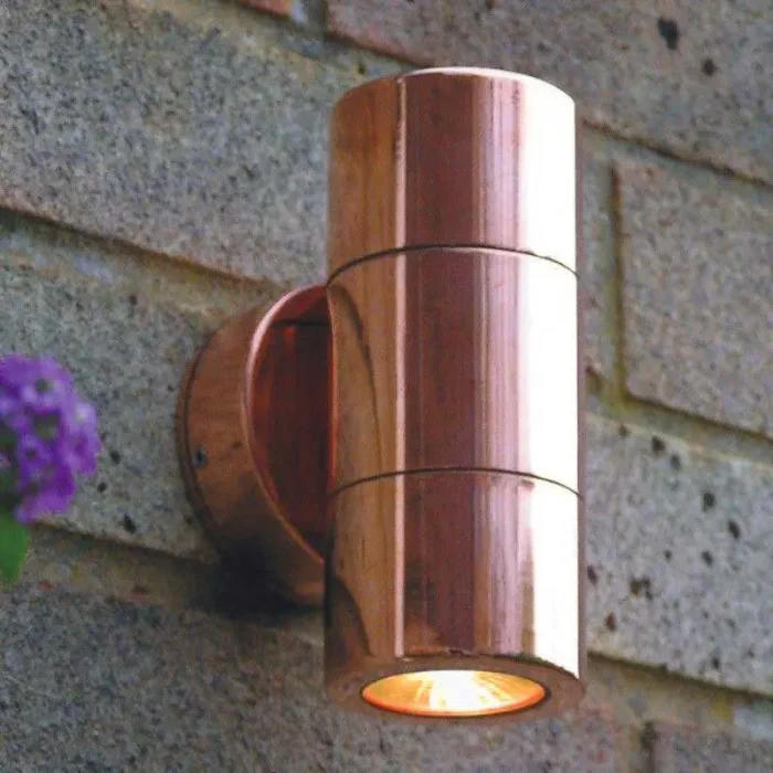 Twin Lamp Up & Down Outdoor Wall Light