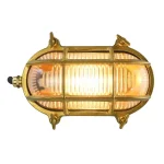 Vintage Brass Outdoor Wall Light