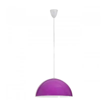 Violet bowl hanging light