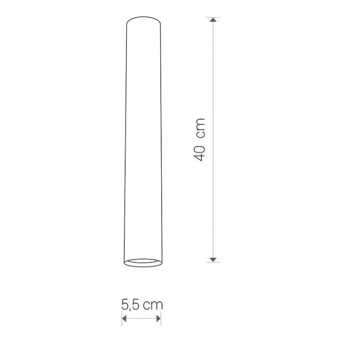 White Fixed Ceiling Downlight 40CM