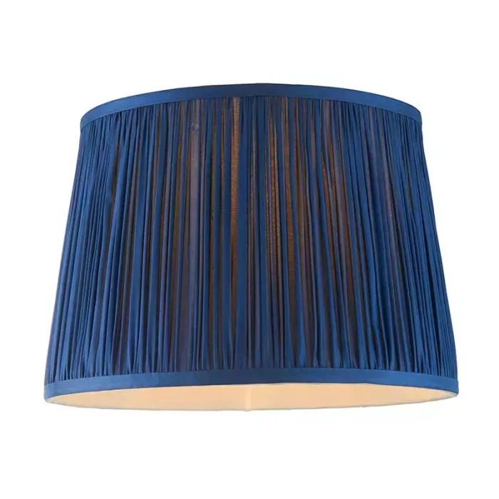 Midnight Blue Silk Lamp Shade