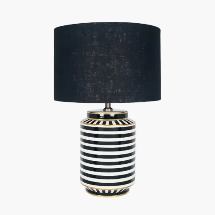 Black and White Tall Table Lamp