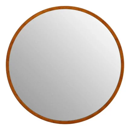 Antique Gold Round Wall Mirror