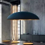 Modern Black Gold Hanging Light